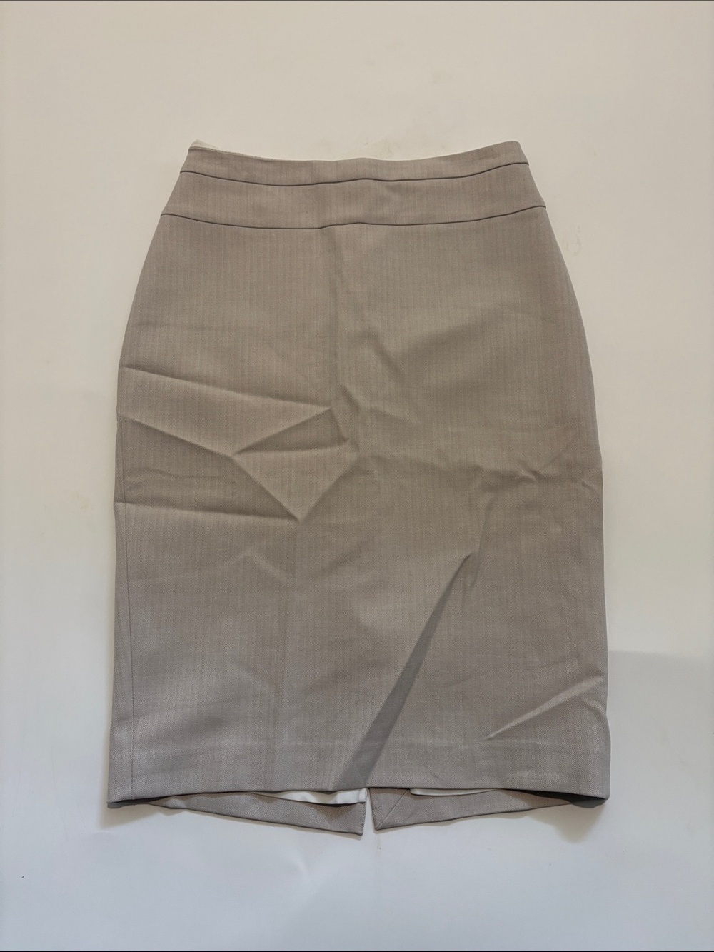 White House Black Market Taupe Pencil Skirt